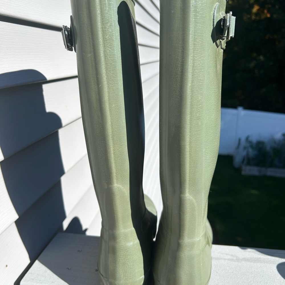 Hunter Green Women's Boots - Picture 3 of 5